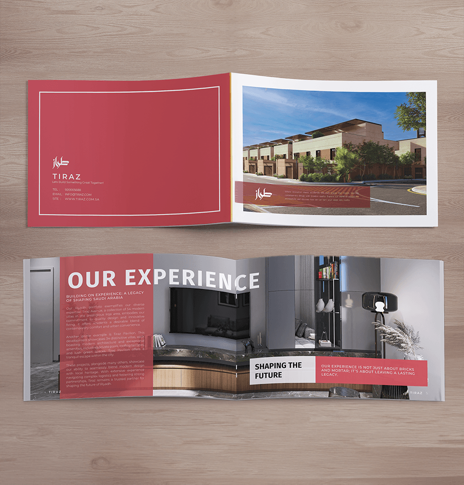 Tiraz Company Brochure Design